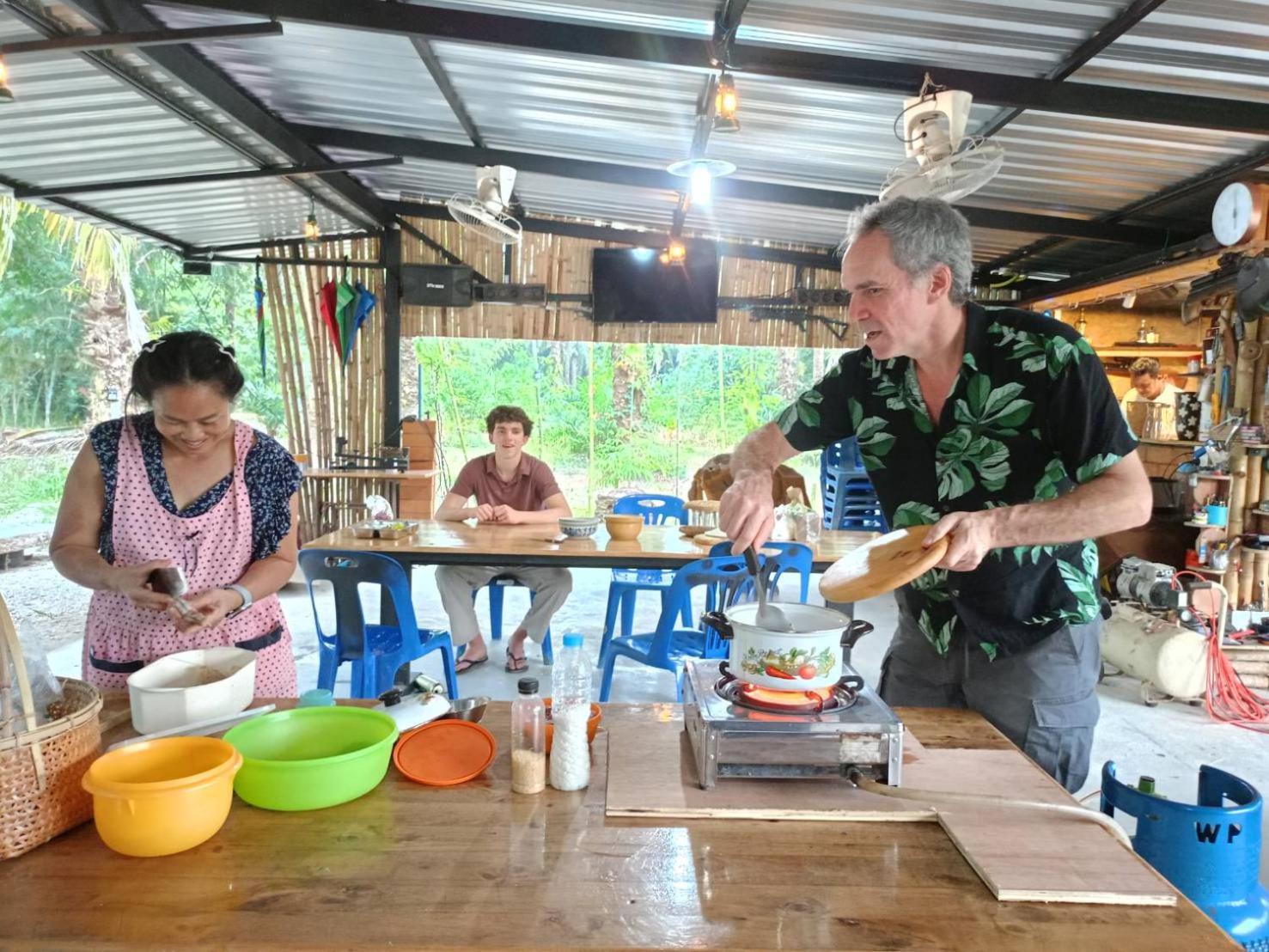 Green Garden Homestay Ban Khlong Wa Extérieur photo